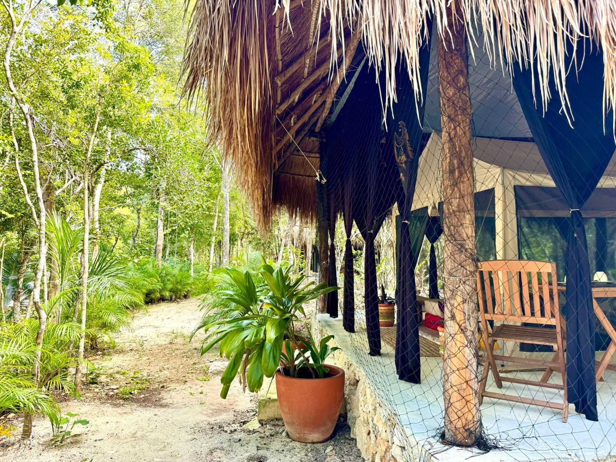 Glamping Bunga Lotus Hotell Tulum Eksteriør bilde