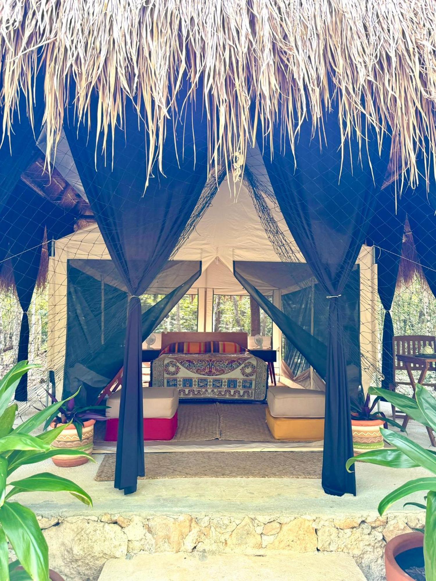 Glamping Bunga Lotus Hotell Tulum Eksteriør bilde